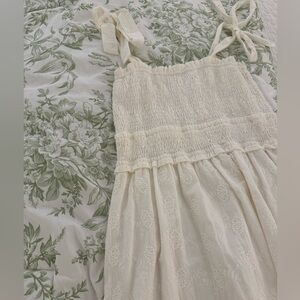 White/ cream maxi dress!